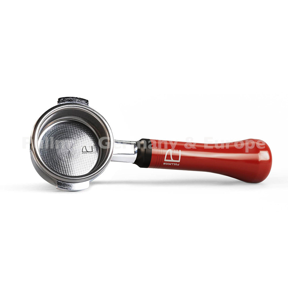 Portafilter Komplett Bodenlos | Bright Red | Pullman Filtration Basket876