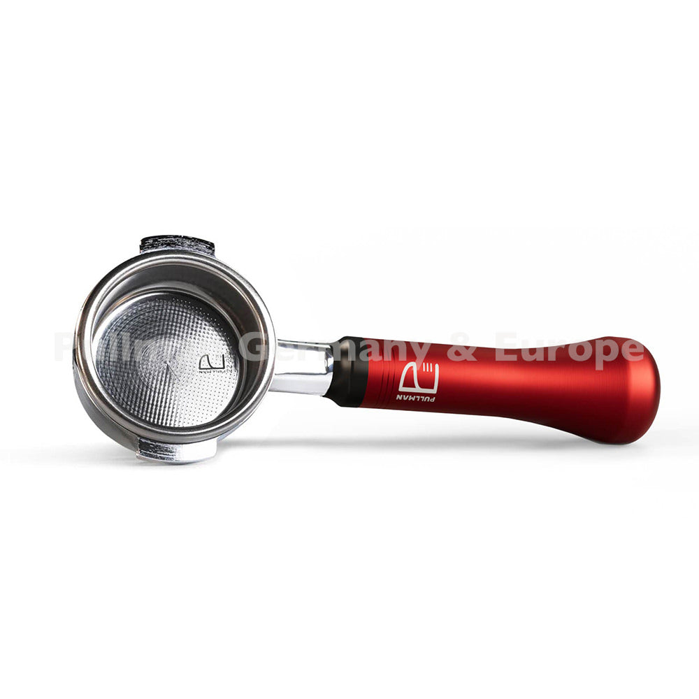 Portafilter Komplett Bodenlos | Red Matte | Pullman Filtration Basket876