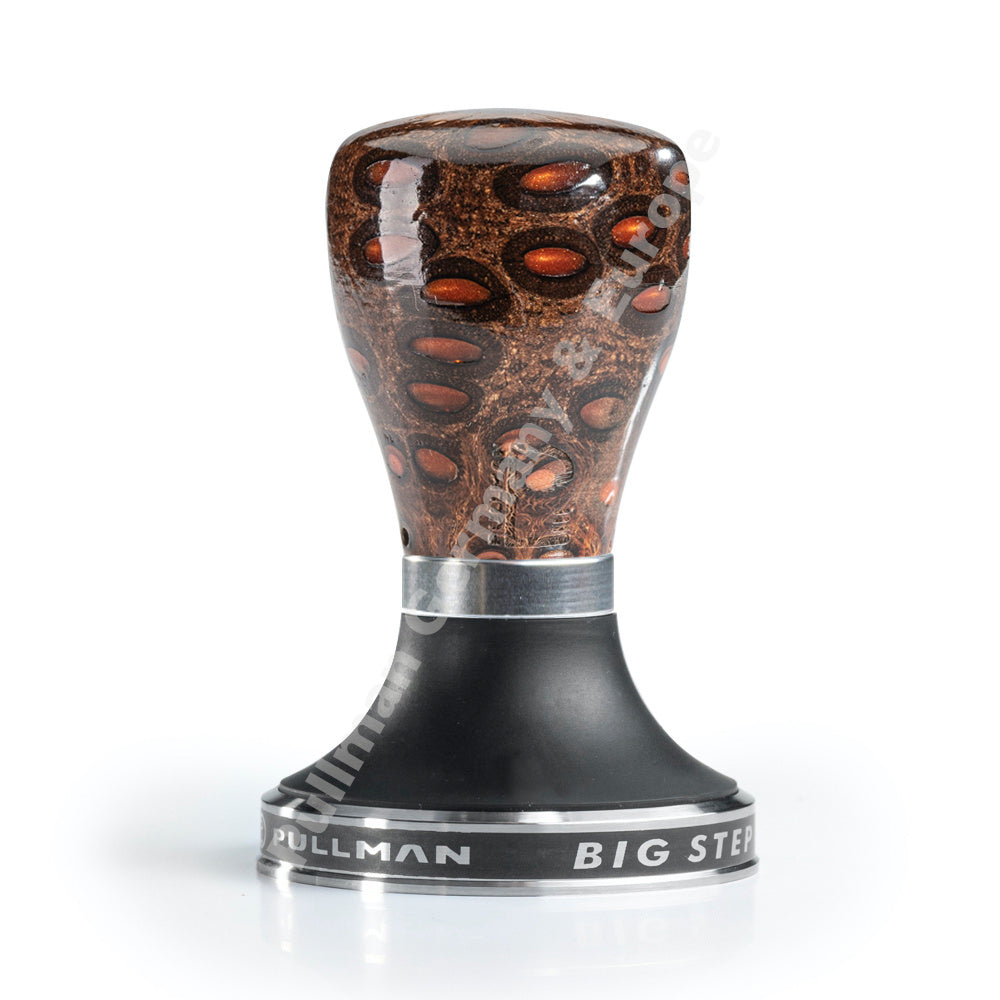 Tamper BigStep LITE | Banksia Pine & Resin | Red