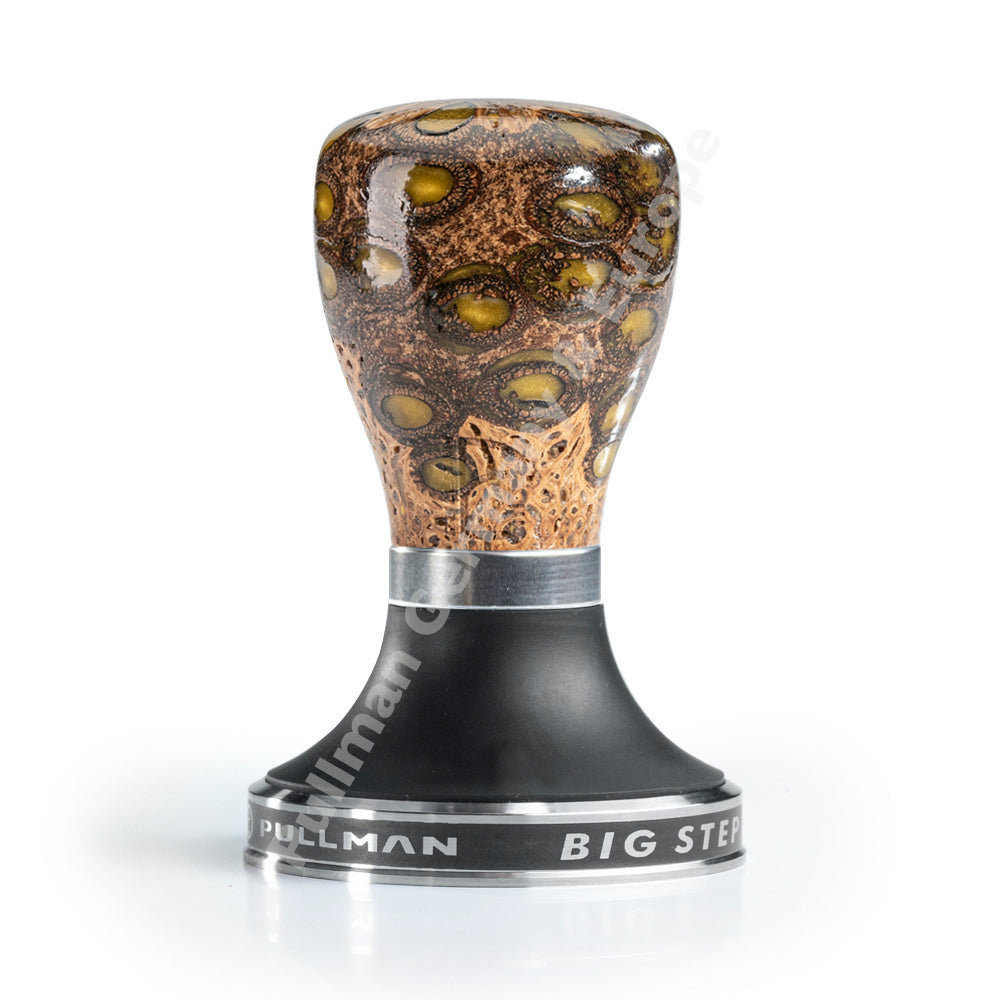 Tamper BigStep LITE | Banksia Pine & Resin | Yellow