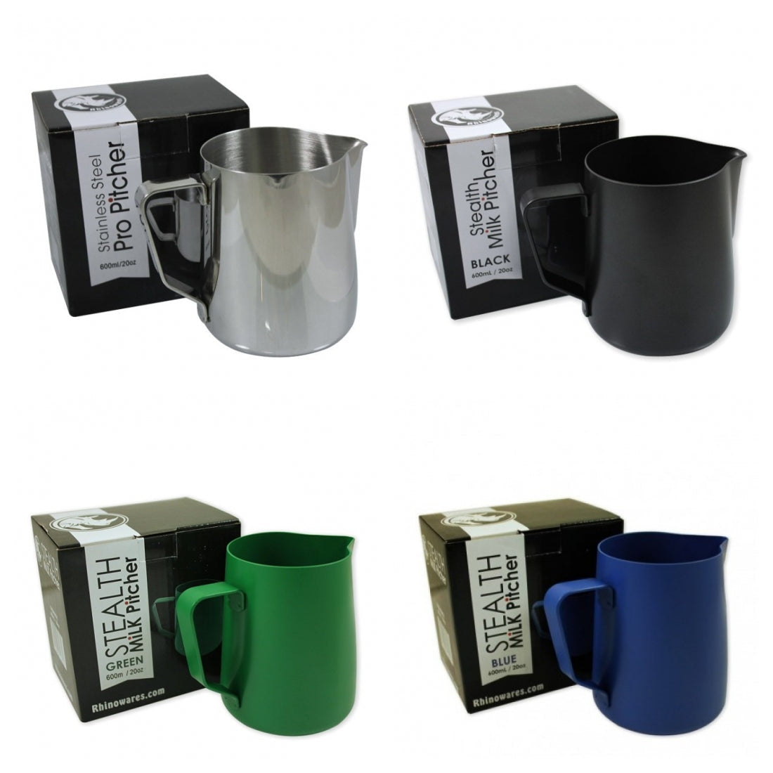 Rhino Stealth Milk Pitcher 20oz/600ml
