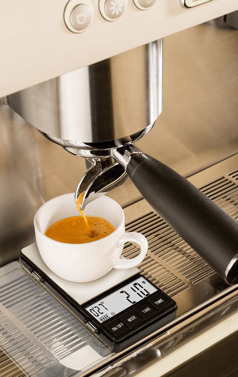 Digital Espresso-Waage mit Timer