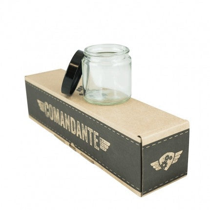 Comandante glass container and lid transparent set (4 pcs.)