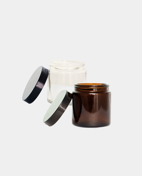 Comandante glass container and lid brown (1pc.)